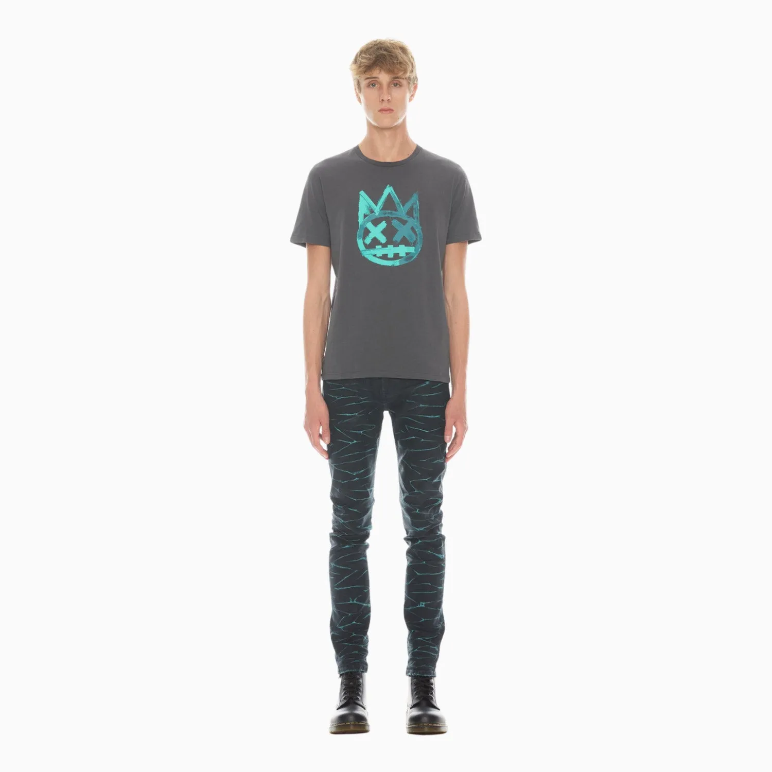 Men's Shimuchan Logo Short Sleeve Crew Neck T Shirt