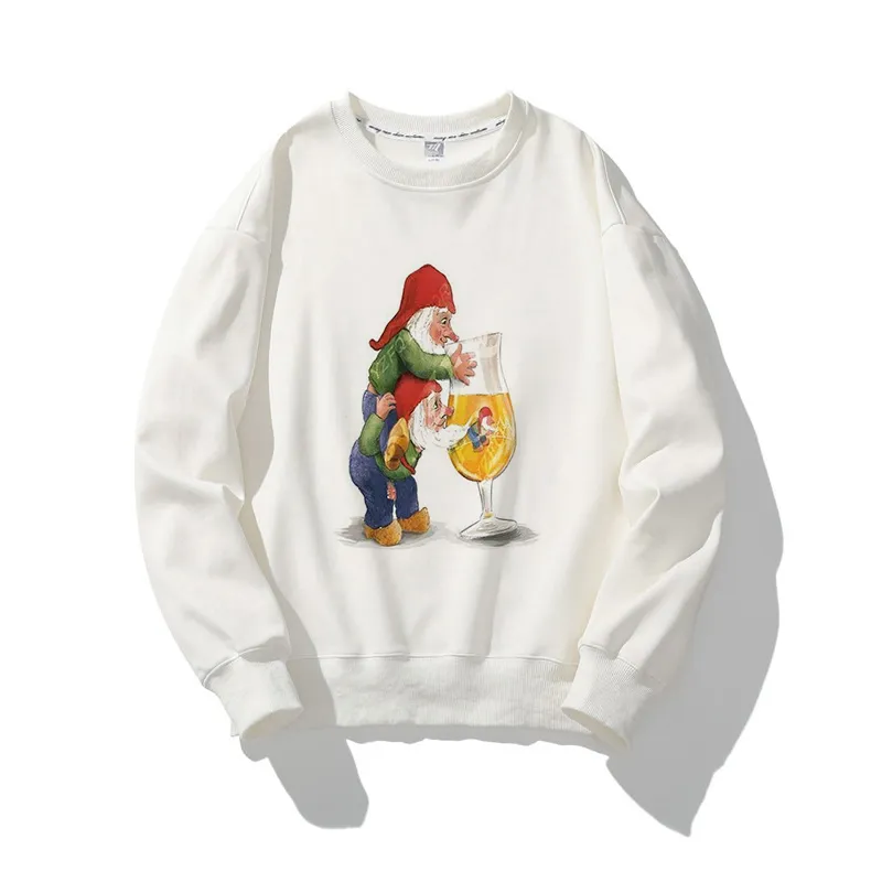 Merry Christmas O-Neck White Sweater U