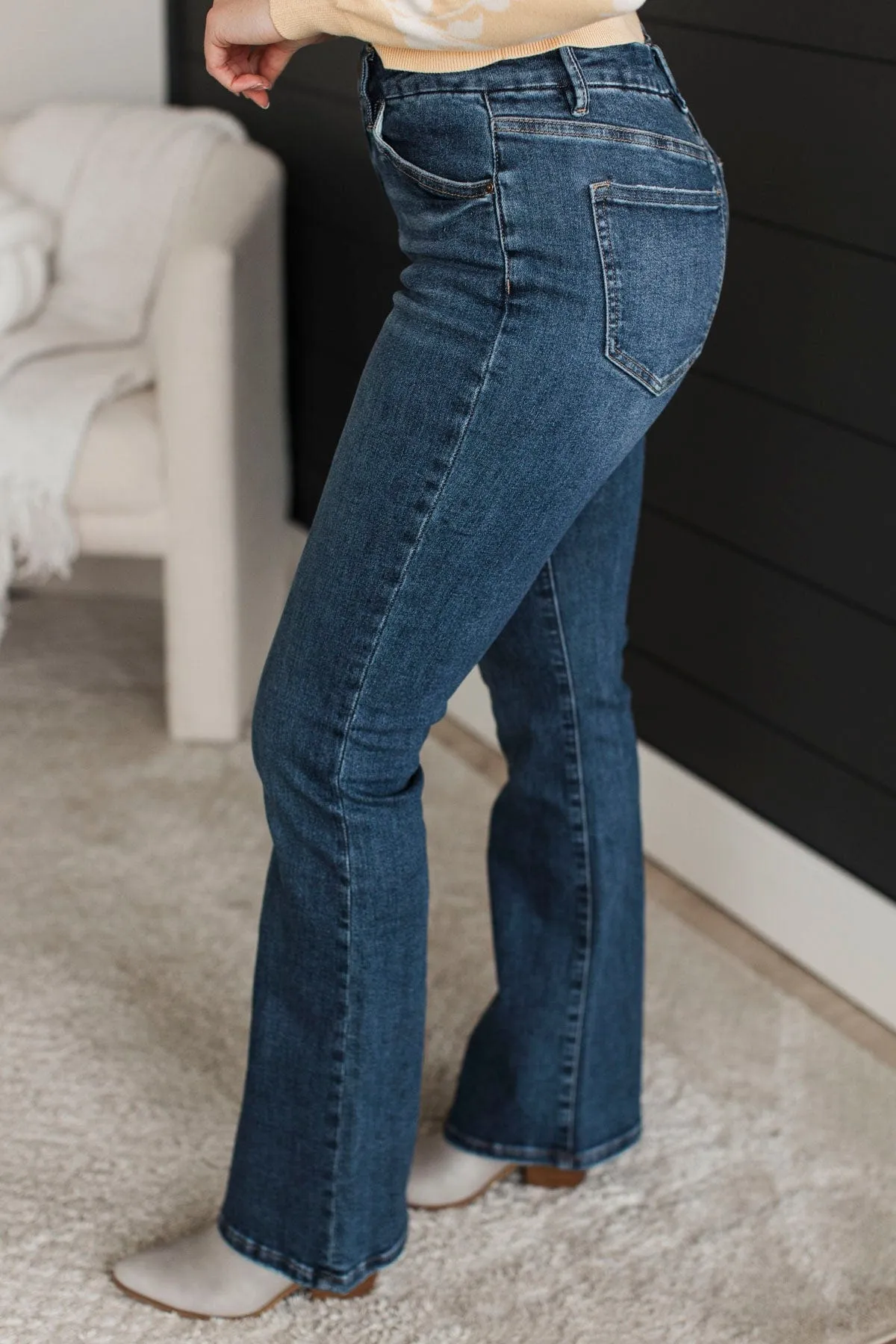 Mica Denim Bootcut Jeans- Vienna Wash