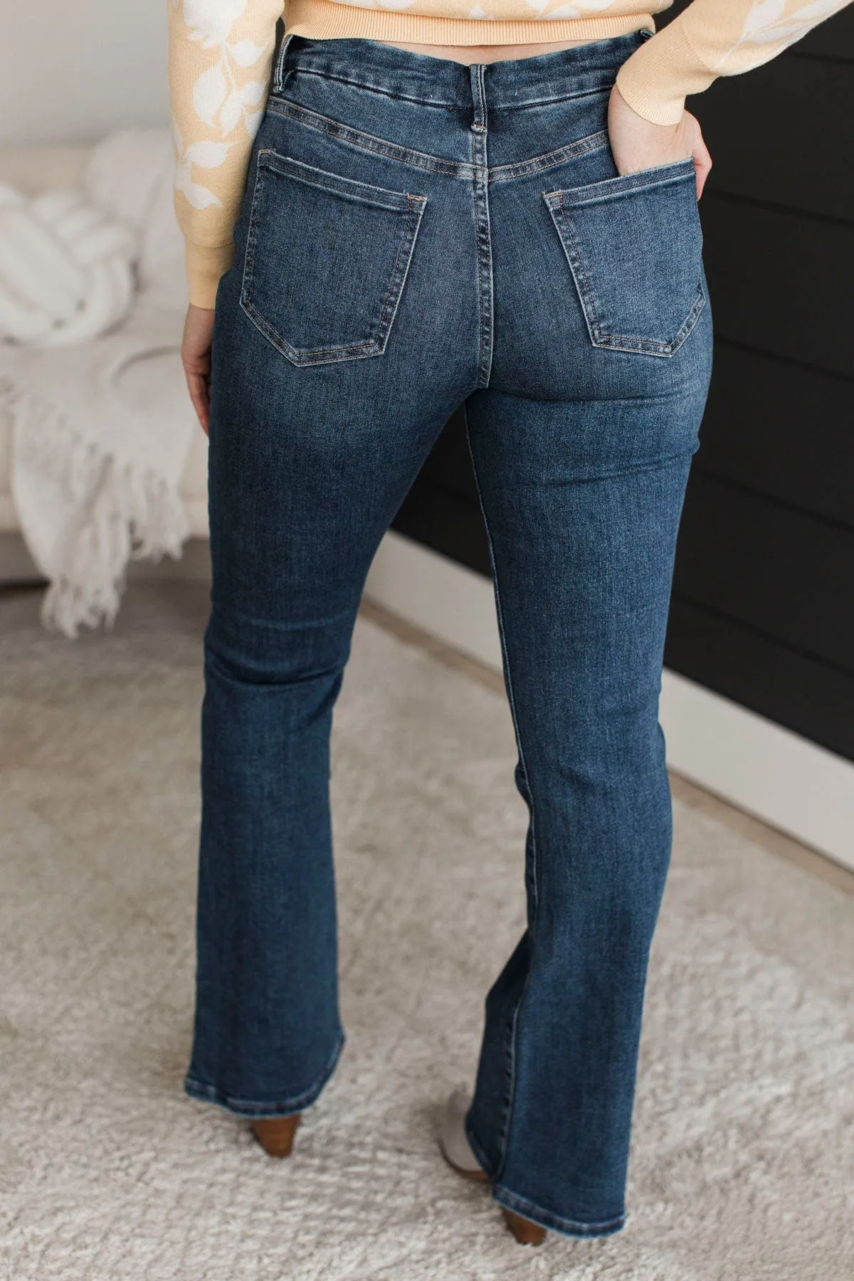 Mica Denim Bootcut Jeans- Vienna Wash
