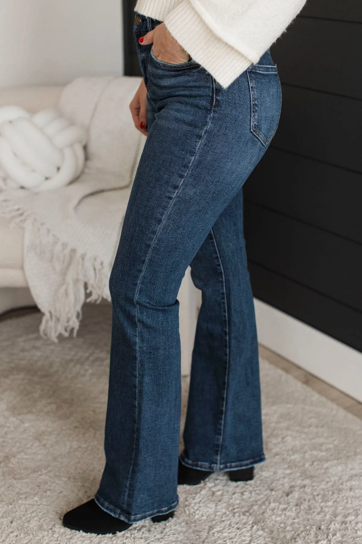 Mica Denim Bootcut Jeans- Vienna Wash