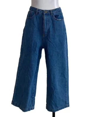 Mid Blue Straight Cut Jeans