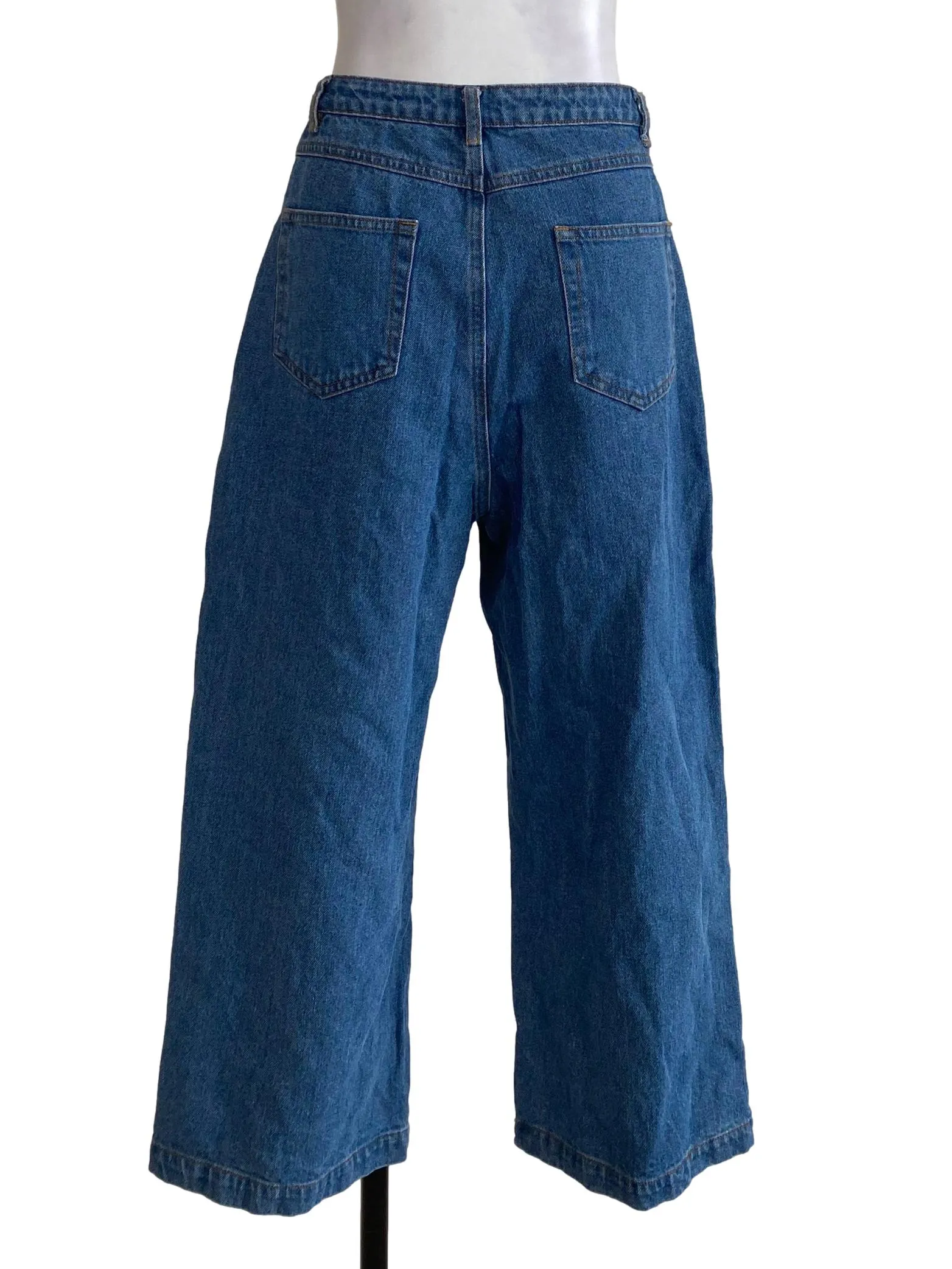 Mid Blue Straight Cut Jeans