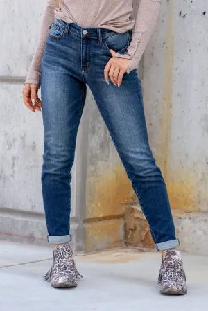 Miles City Mid Rise Cuffed Slim Fit Regular & Plus Sizes