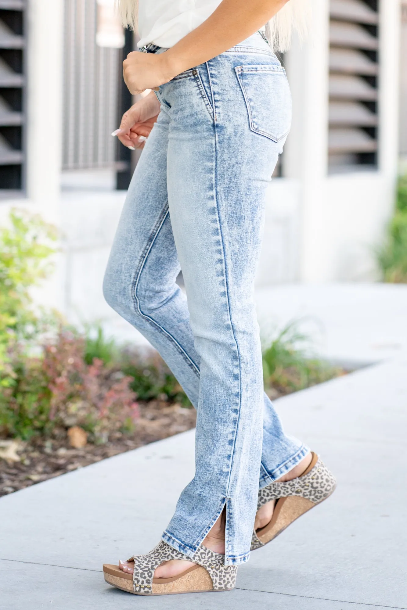 Montgomery Mid Rise Boot Cut Jeans