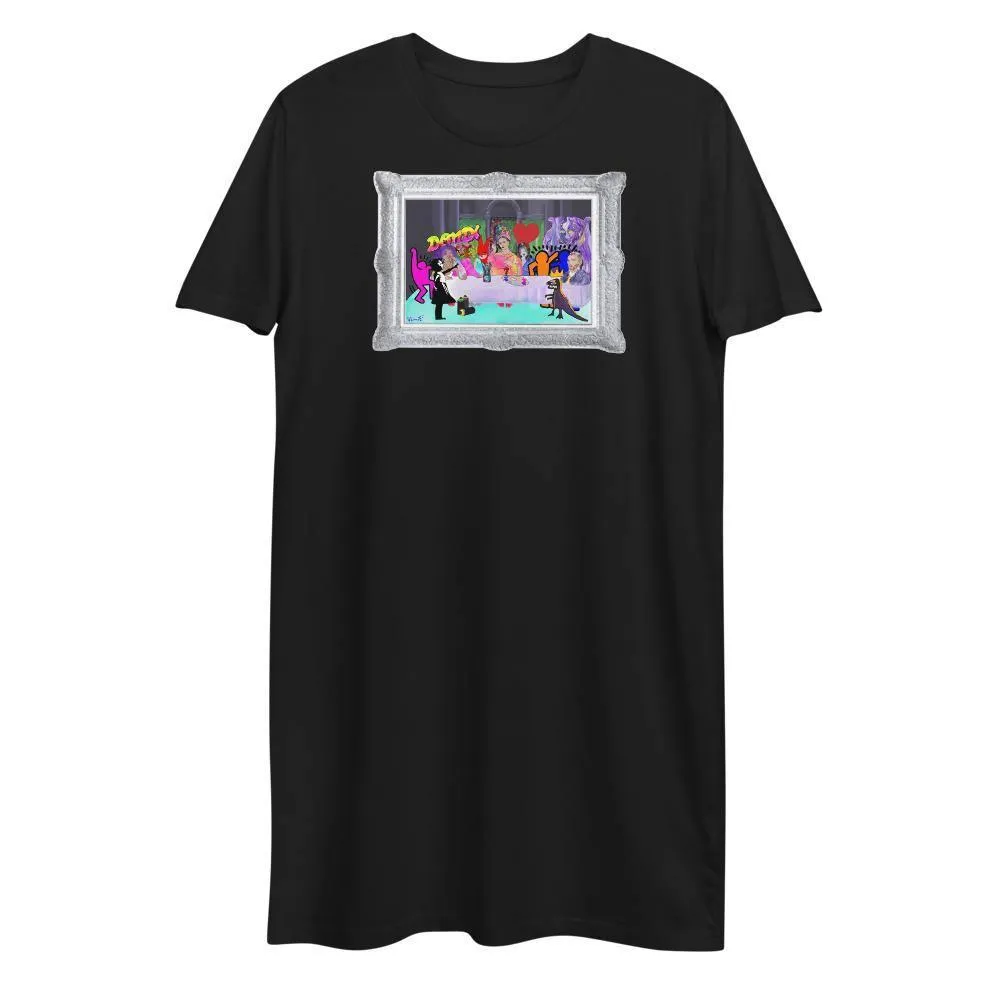 Moon's Last Supper, A Tribute Organic cotton t-shirt dress