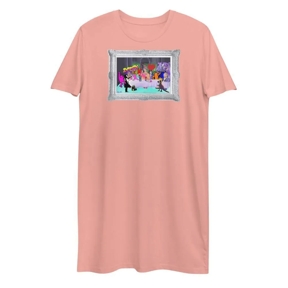 Moon's Last Supper, A Tribute Organic cotton t-shirt dress