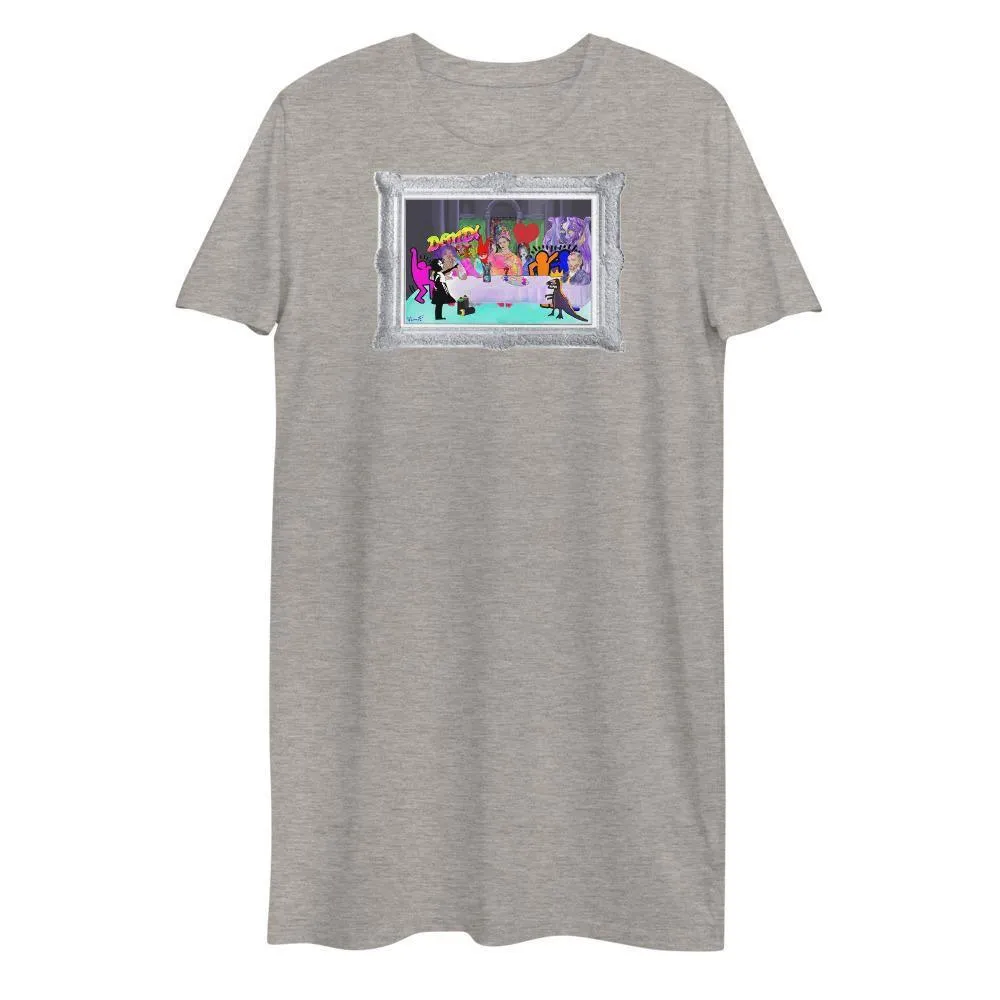 Moon's Last Supper, A Tribute Organic cotton t-shirt dress