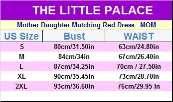 Mother Daughter Matching Red Dress - Priority Shipping