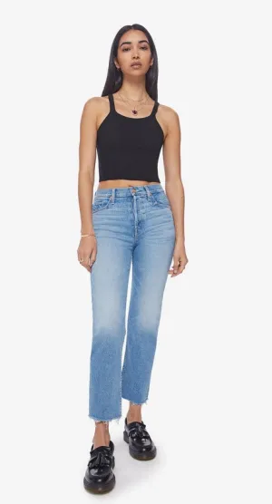 Mother The Tomcat Ankle Fray Jeans - Kitty Corner