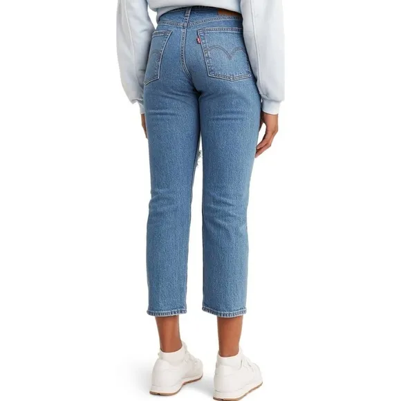 MSRP $98 Levi's Size 27 Wedgie High Waist Straight Leg Jeans