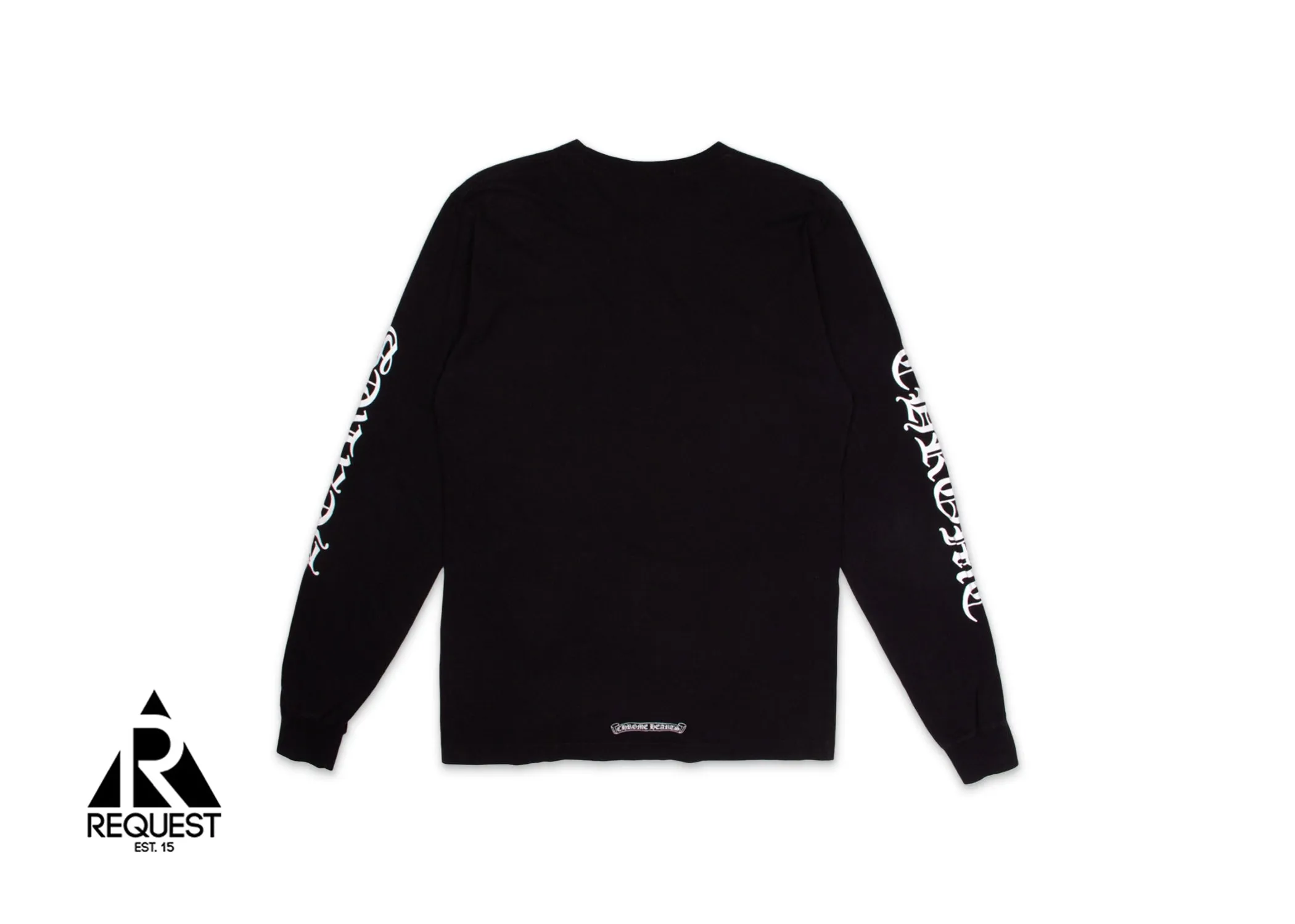 Neck Logo L/S Pocket Tee "Black"