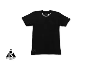 Neck Logo Pocket Tee "Black"