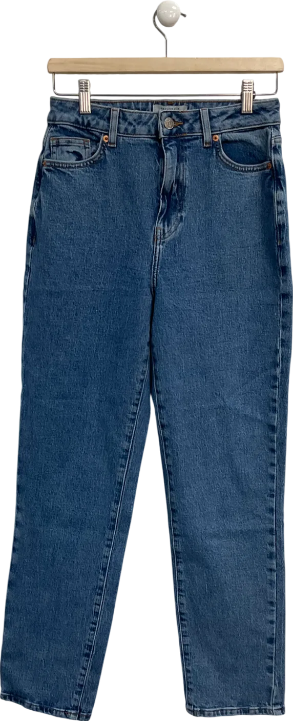 New Look Blue Hannah Straight Leg Jeans UK 8