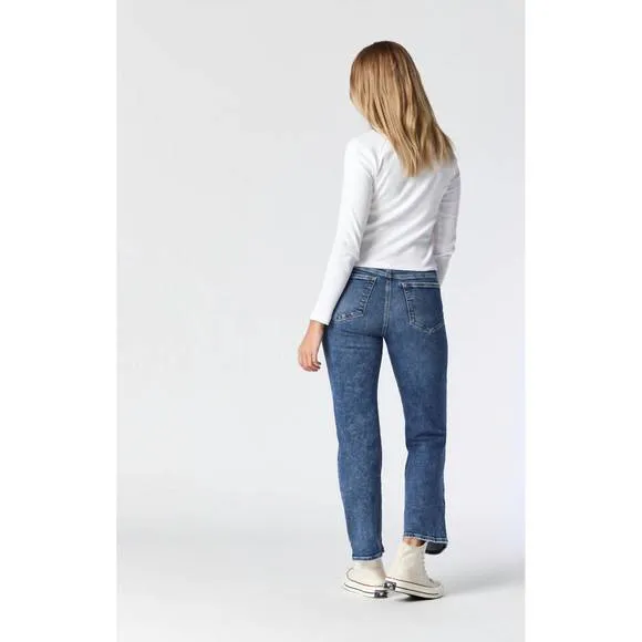 NEW MAVI barcelona jeans in mid ripped recycled blue