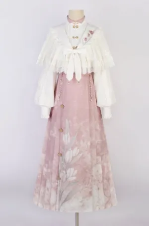 New Trendy Qi Lolita Cape, Blouse and Skirt Set