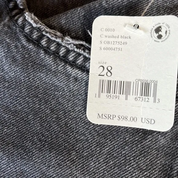 NWT Free People We the Free The Lasso High Waist Straight Leg Jeans