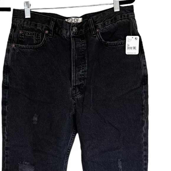 NWT Free People We the Free The Lasso High Waist Straight Leg Jeans