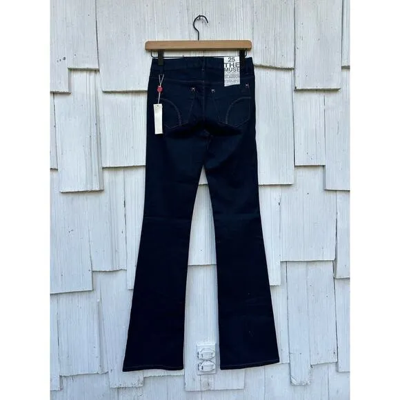 NWT Joe's Jeans The Muse Sophist Bootcut High Waist Denim Dark Wash Size 25