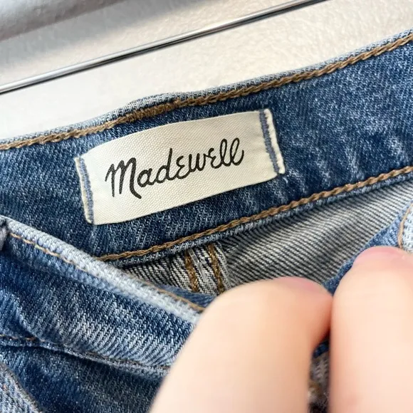 NWT Madewell Slim Demi-Boot Jeans High Rise Petite 27 4 27P Enright Wash Hemp