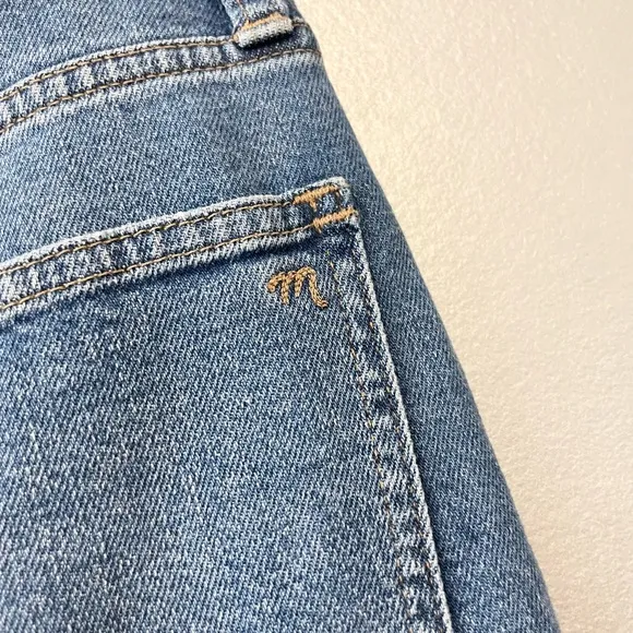 NWT Madewell Slim Demi-Boot Jeans High Rise Petite 27 4 27P Enright Wash Hemp