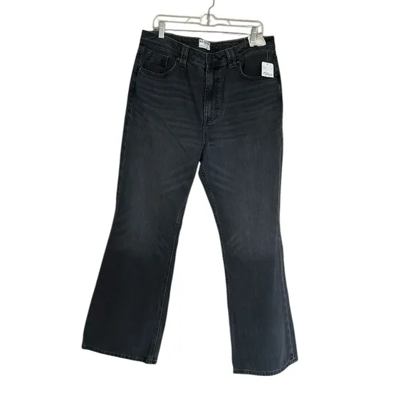 NWT We The Free by Free People Ava High Rise Bootcut Jeans CLASS ACT BLACK