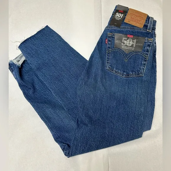 Nwt:501 High Rise Straight Leg Levi’s