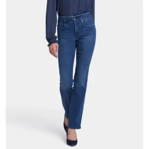 NYDJ Marilyn Straight High Rise Jeans Blue 10L