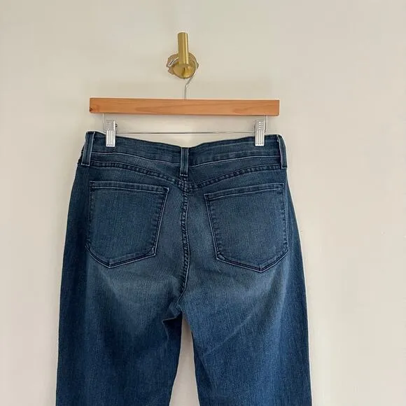 NYDJ Marilyn Straight High Rise Jeans Blue 10L