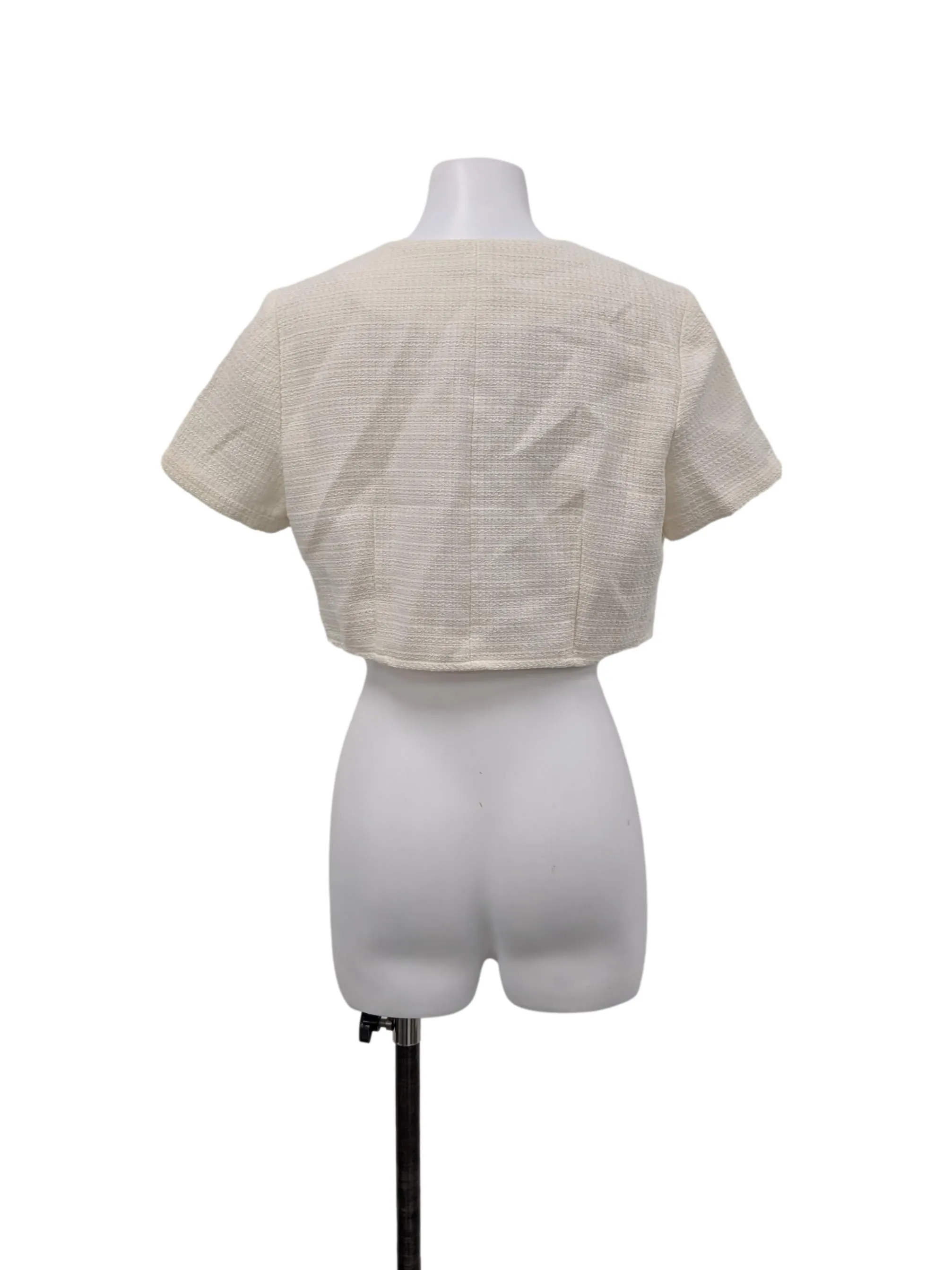 Off-White Buttoned Top