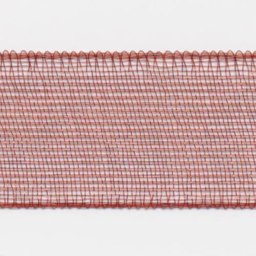Organdy Ribbon #22 Red Brown