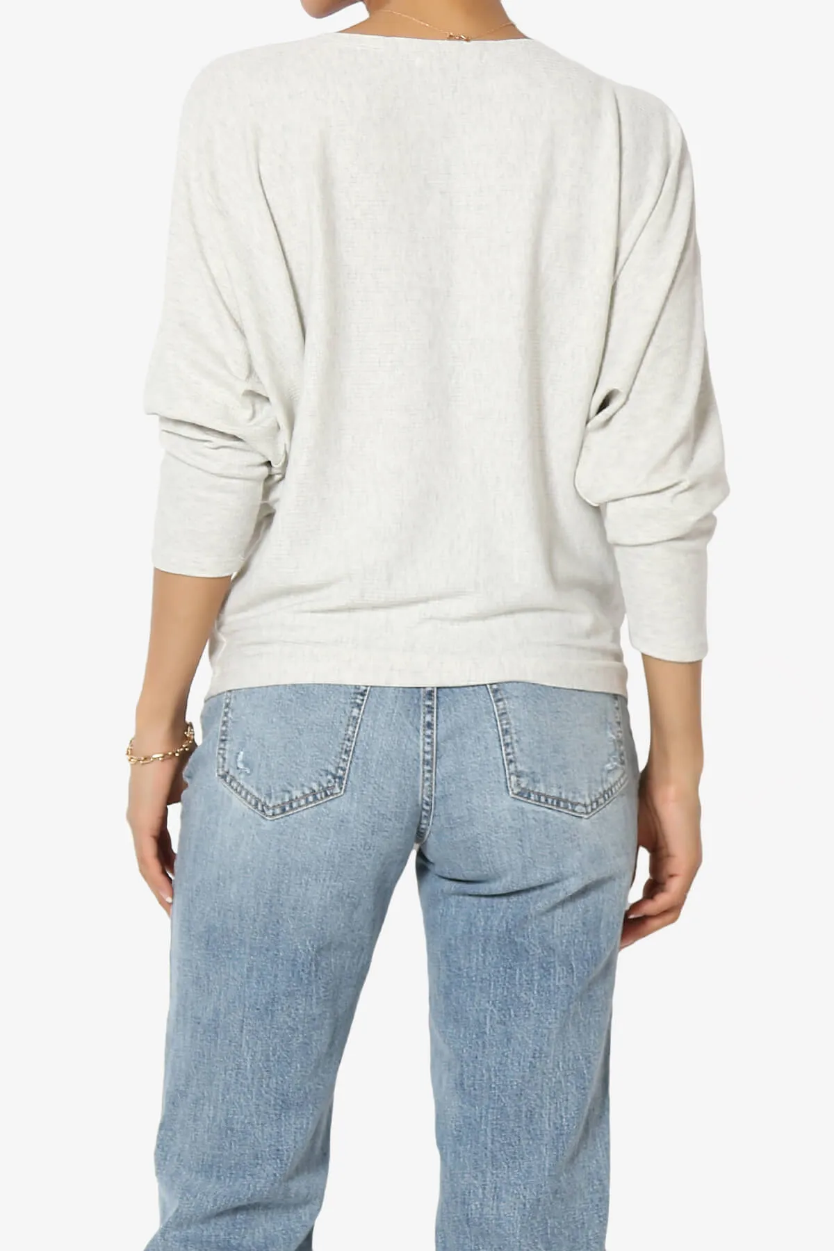 Pepper Dolman Sleeve Ribbed Top