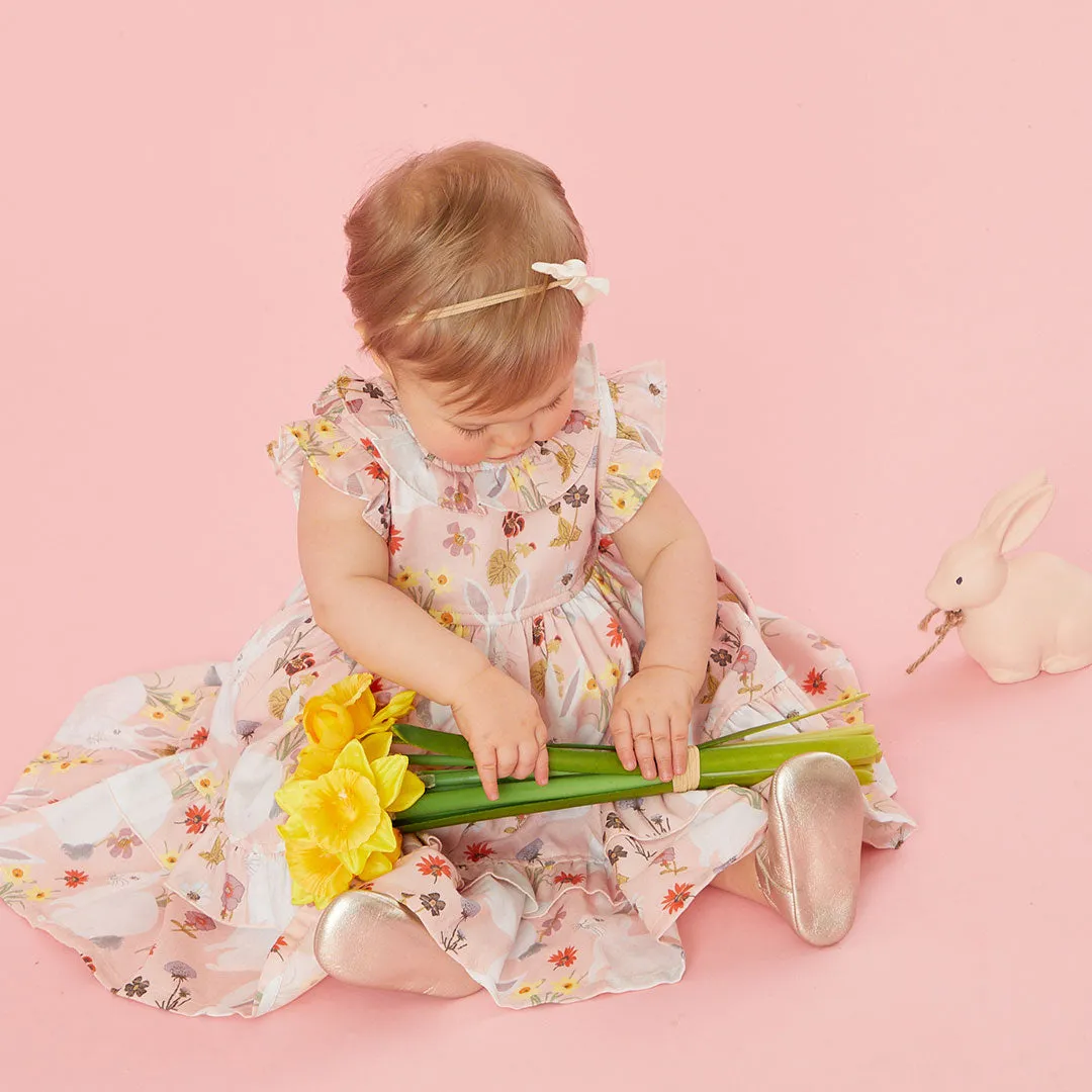 Pink Chicken Baby Girls Judith Dress Set - Rabbit Garden