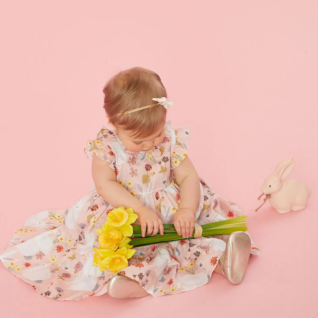 Pink Chicken Baby Girls Judith Dress Set - Rabbit Garden