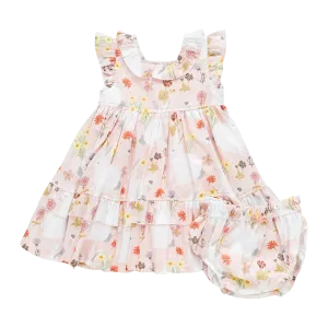 Pink Chicken Baby Girls Judith Dress Set - Rabbit Garden