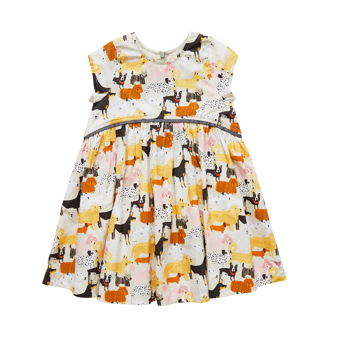 Pink Chicken Dog Park Girls Fatima Dress