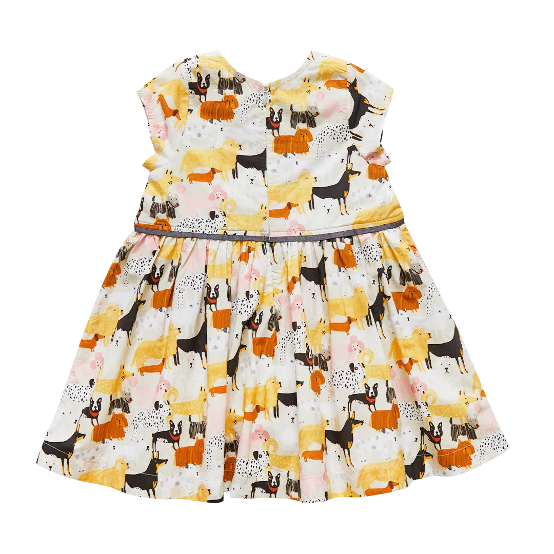 Pink Chicken Dog Park Girls Fatima Dress