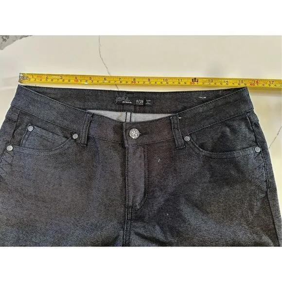 PrAna Mid-Rise Bootcut Jeans Charcoal Women’s Sz 8 Tall