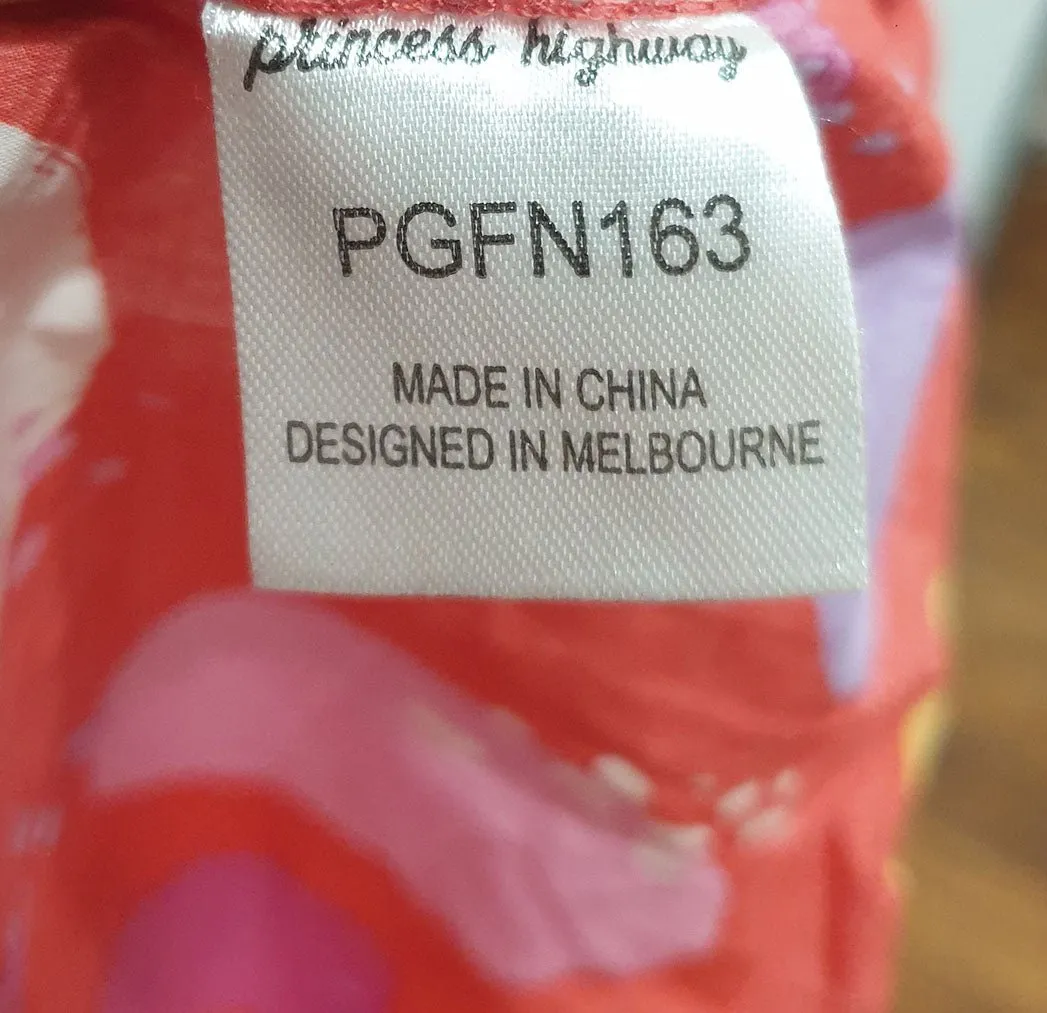 Princess Highway red balloon dress size 16