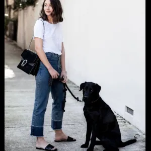 rachel comey slim legion straight jeans high rise size 2 blue DR