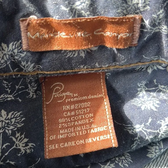 Rare Paige Premium Denim Jeans Mandeville Canyon Bootcut Extended Sizing