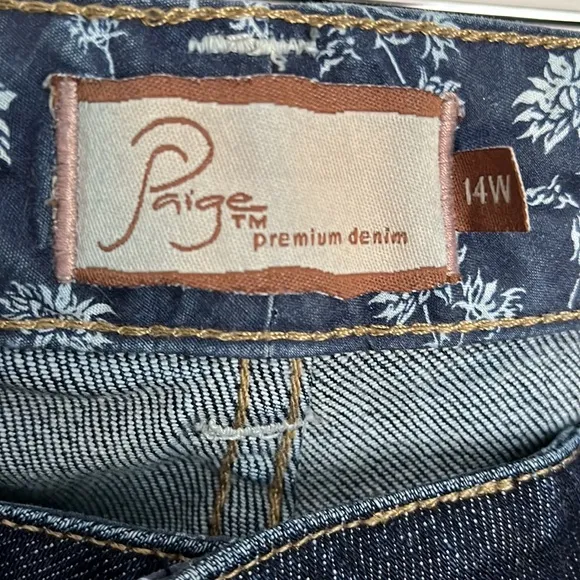 Rare Paige Premium Denim Jeans Mandeville Canyon Bootcut Extended Sizing