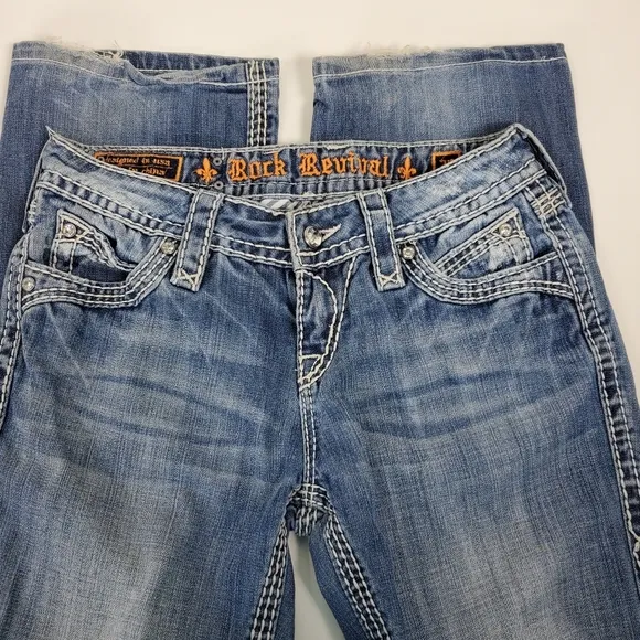 Rock  Revival  Elaina bootcut jeans size 26
