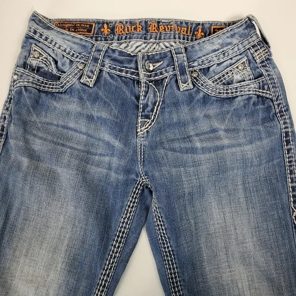 Rock  Revival  Elaina bootcut jeans size 26