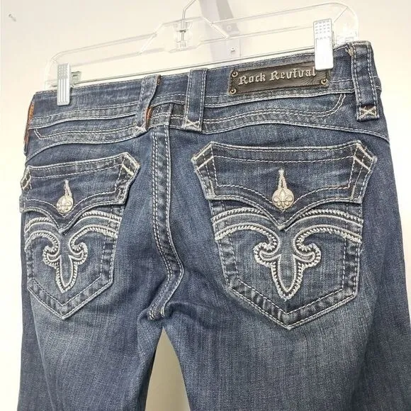 Rock Revival Haley Bootcut Jeans Size 28