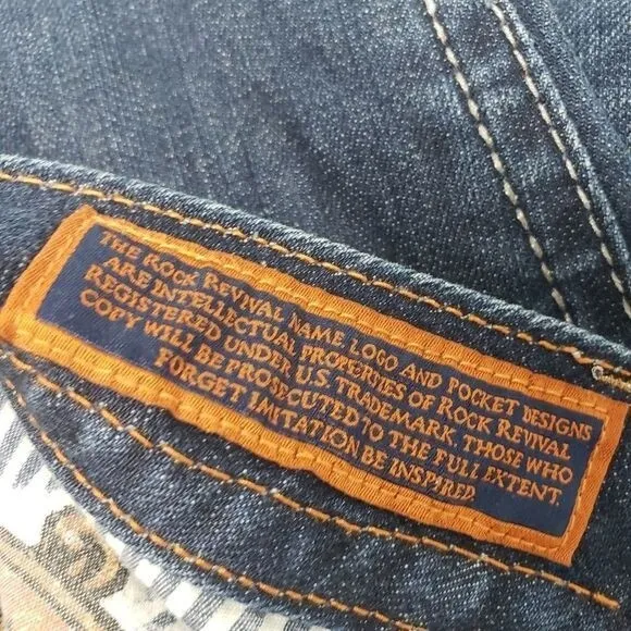 Rock Revival Haley Bootcut Jeans Size 28