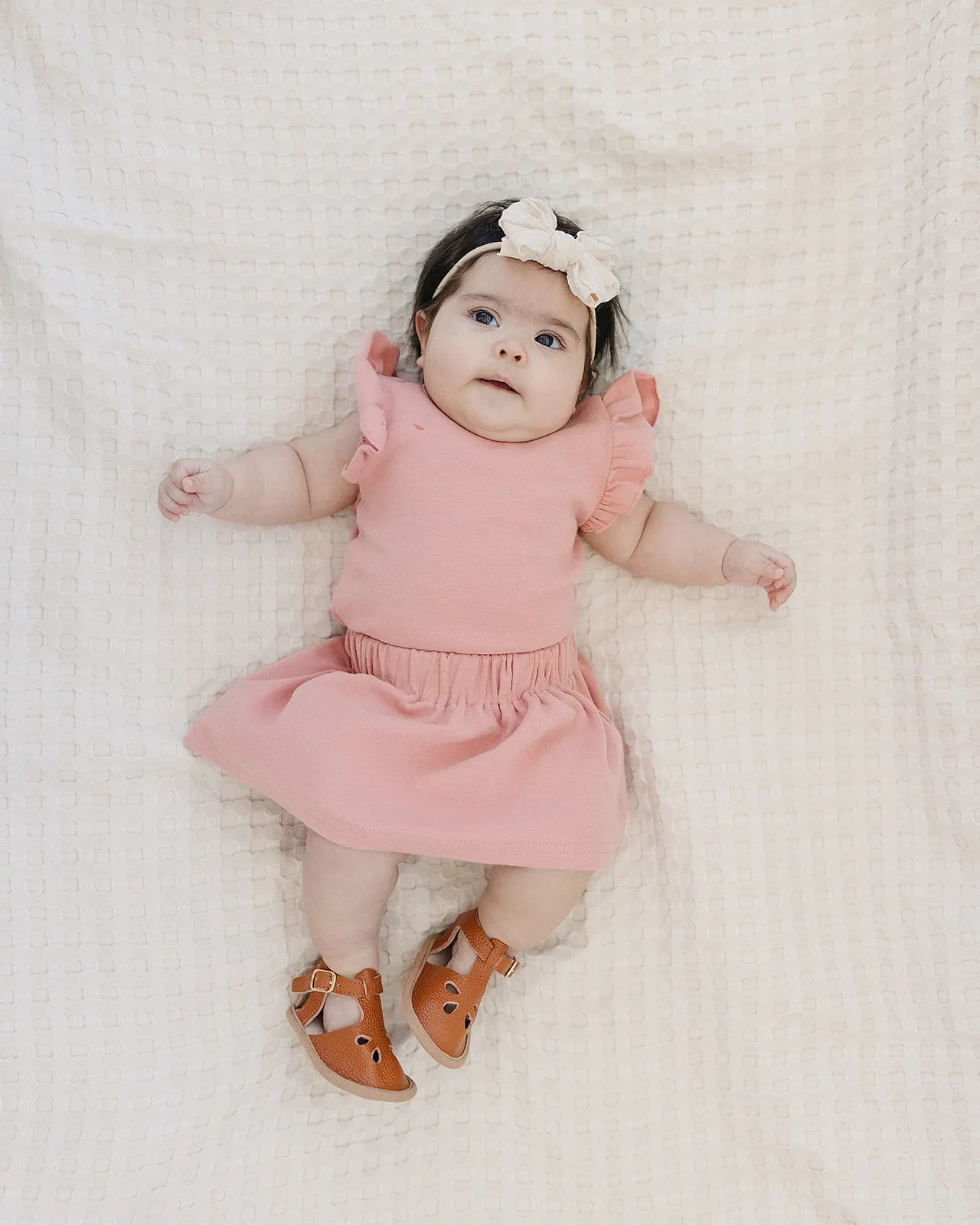 Rose Shirt & Skirt Set