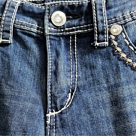 Seven 7  Bootcut Medium Wash Flap Pocket Jeans Women’s Size 10