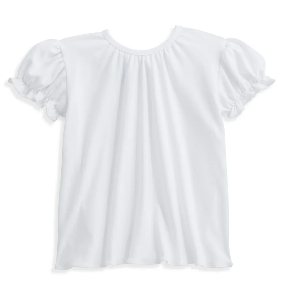Short Sleeve Stormy Blouse -- White