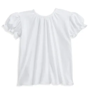 Short Sleeve Stormy Blouse -- White